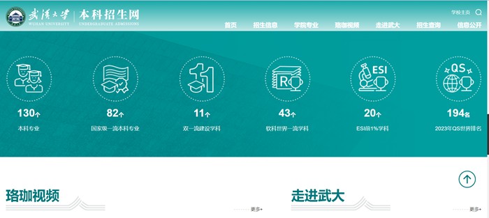 优游大学本科招生网进口（//aoff.whu.edu.cn/）