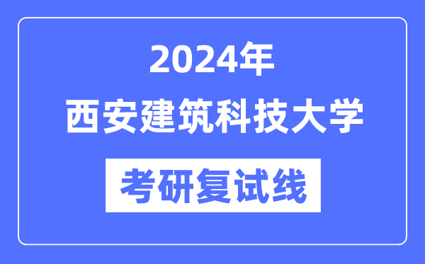 2024年西安优游科技大学各专业考研复试分数线一览表（含2023年）