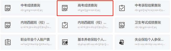 2025年西藏政务办事网高考绩绩查问进口（//www.xzzwfw.gov.cn）