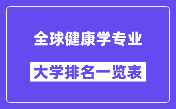 天下环球安康学专业大学排名一览表（最新排行榜）