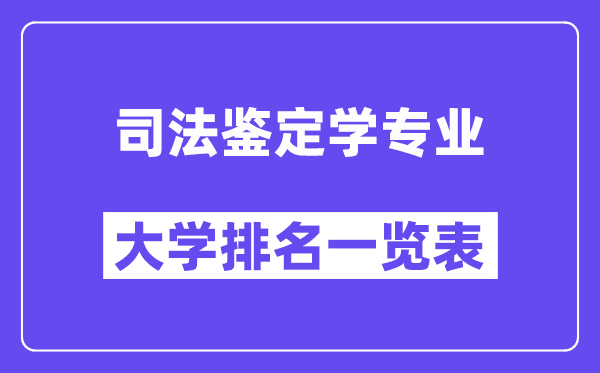 天下法令判定学专业大学排名一览表(最新排行榜)