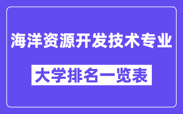 天下陆地资本开辟手艺专业大学排名一览表(最新排行榜)
