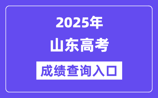 2025年山东省教导招生测验院高考绩绩查问进口（//cx.sdzk.cn/）