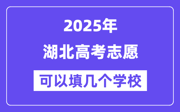 2025湖北高考自愿能够填几个黉舍?附具体填报流程