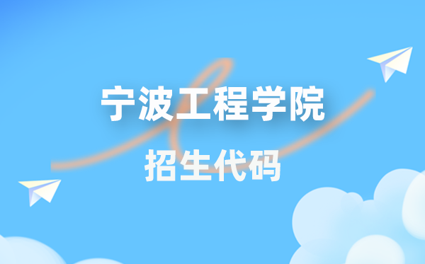 宁波工程学院招生代码是几多？附专业代码对比表(2026年参考)