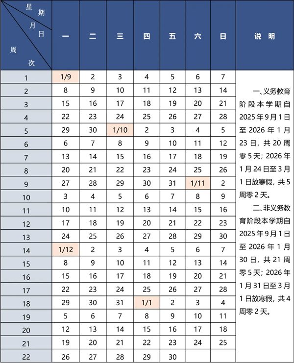 2026年北京市中小学暑假放假时候表,1月24日起头放假