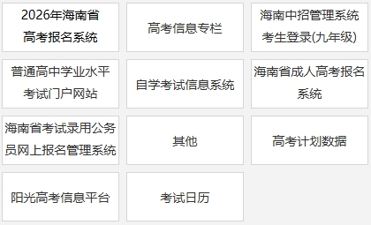 2026年海南省高考绩绩查问网站进口（ea.hainan.gov.cn）